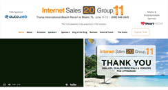 Desktop Screenshot of internetsales20group.com